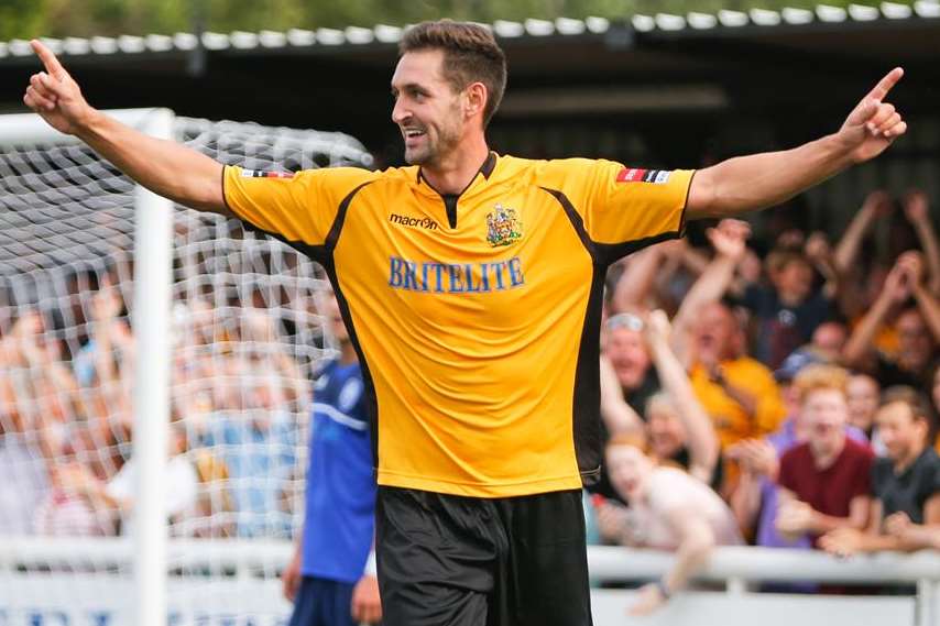 Maidstone striker Jay May Picture: Matthew Walker