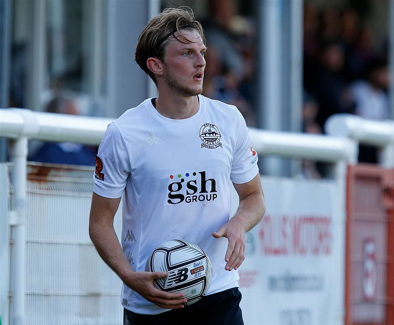 Dover defender Danny Collinge. Picture: Andy Jones