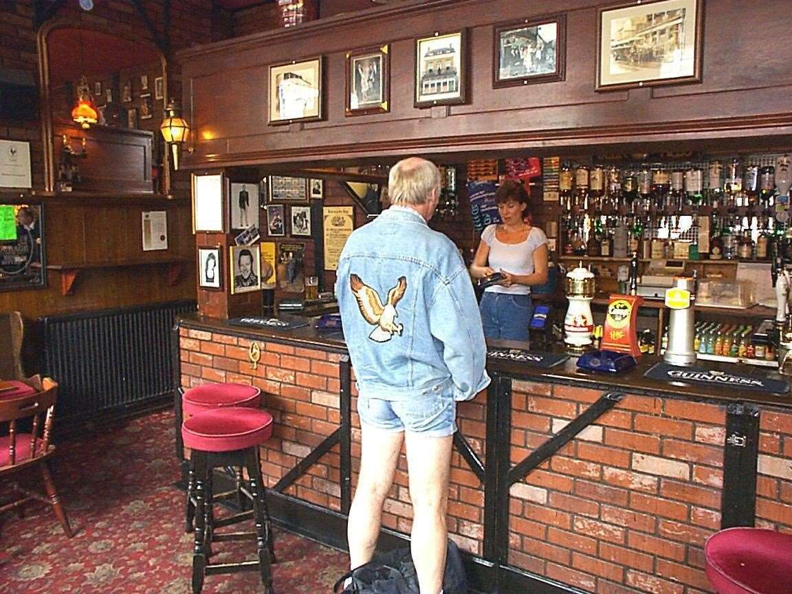 Shepherd Neame pub The Stage Door in Dartford, photographed in 1999. Picture: John Humphreys