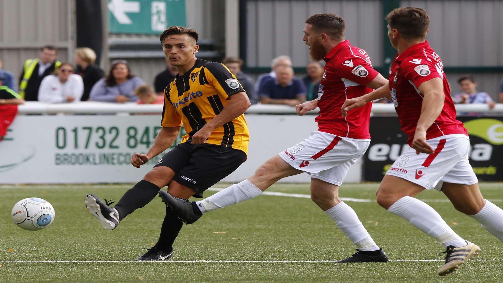 Maidstone right-back Josh Hare Picture: Andy Jones