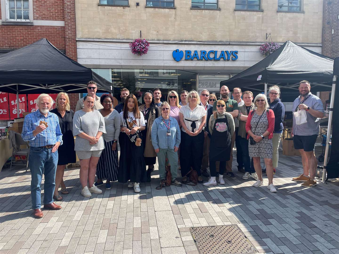 Traders and city councillors have celebrated the return of Canterbury Market