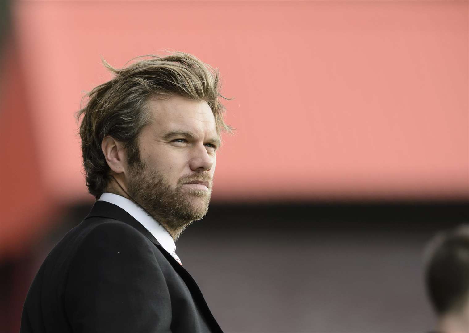 Ebbsfleet manager Daryl McMahon Picture: Andy Payton