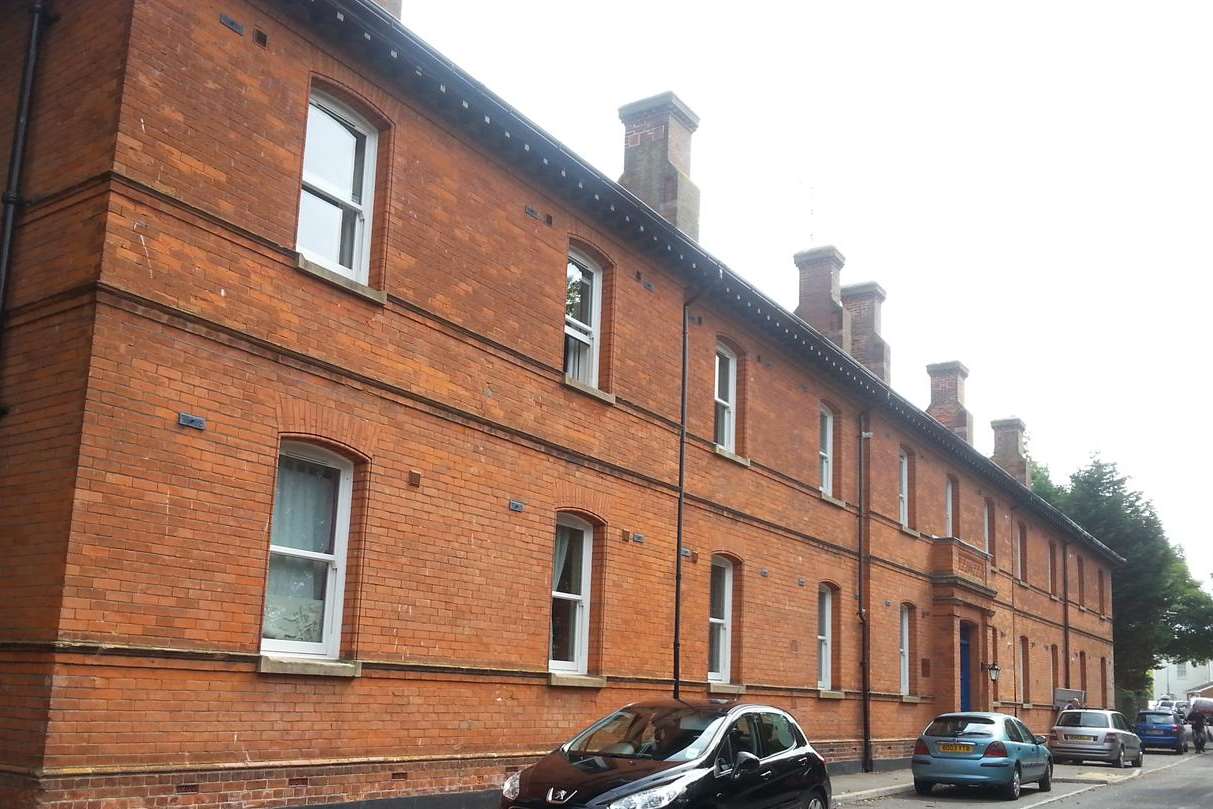 Radcliffe House, Sir John Moore Avenue, Hythe, the block of flats where Miss Kilshaw was found