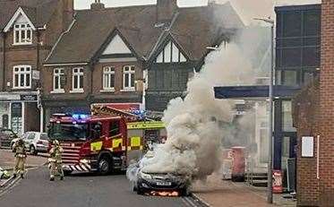 Fire crews at the scene. Picture: David Peers (14396818)