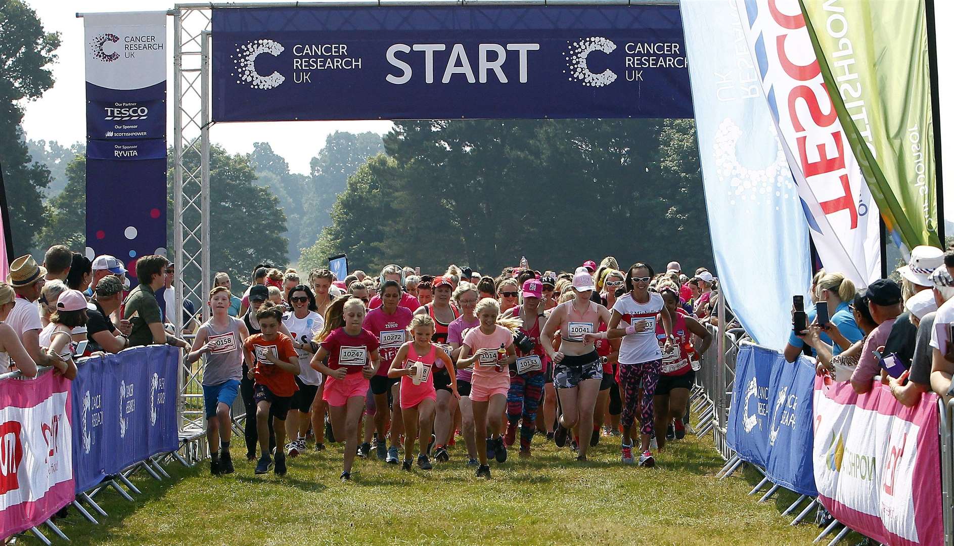 Race For Life is taking place in Mote Park today. Picture: Sean Aidan