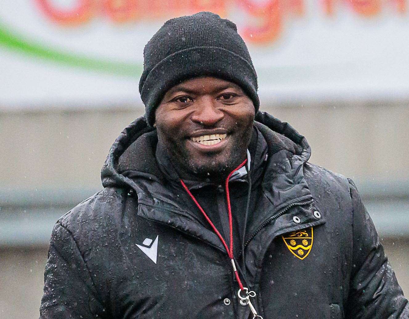 Maidstone United caretaker manager George Elokobi. Picture: Helen Cooper