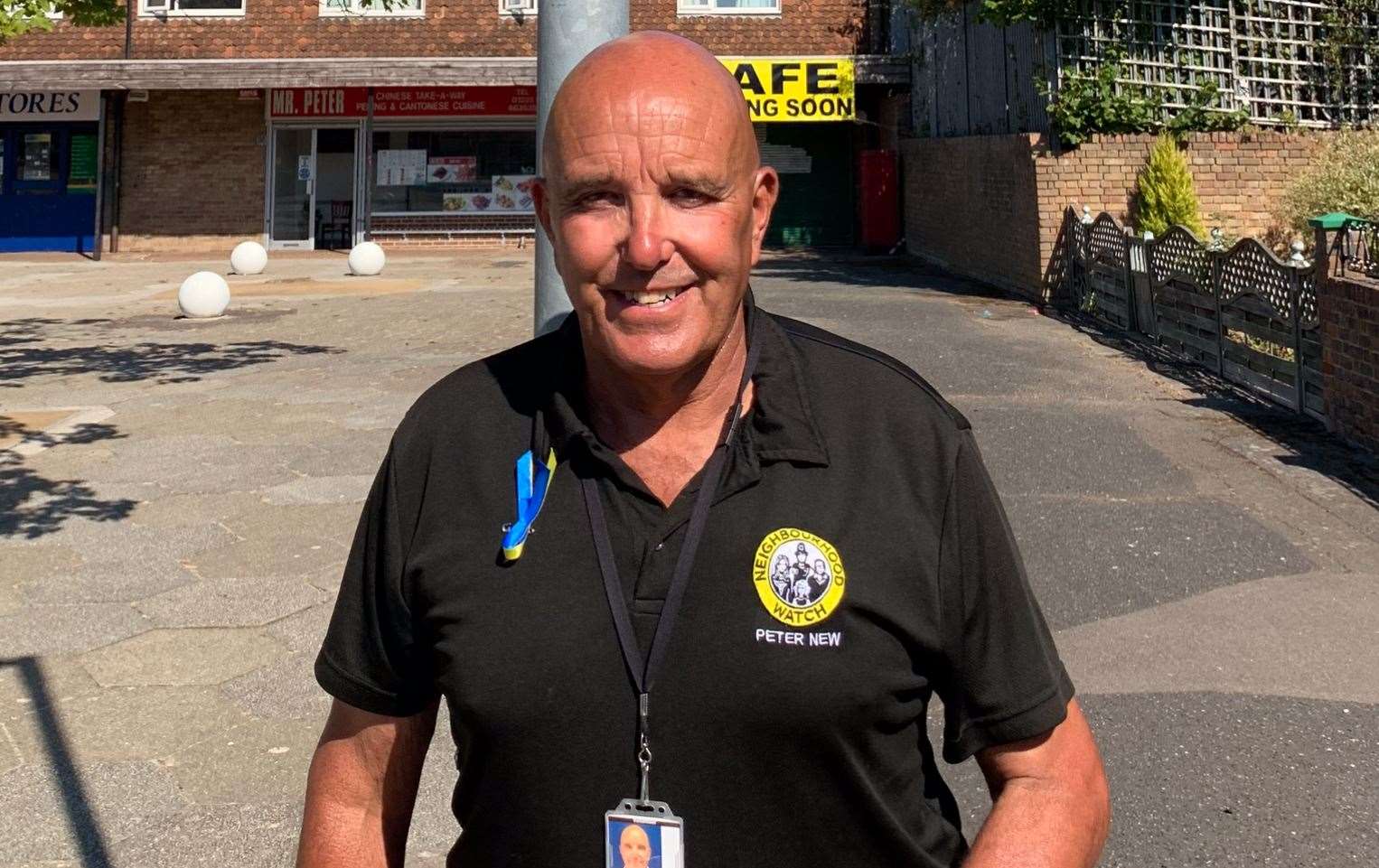 Neighbourhood Watch coordinator Peter New