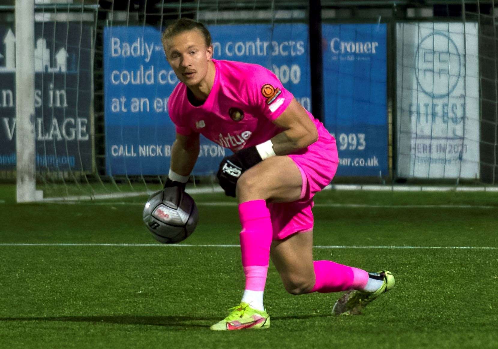 Ebbsfleet United keeper Chris Haigh. Picture: Ed Miller/EUFC