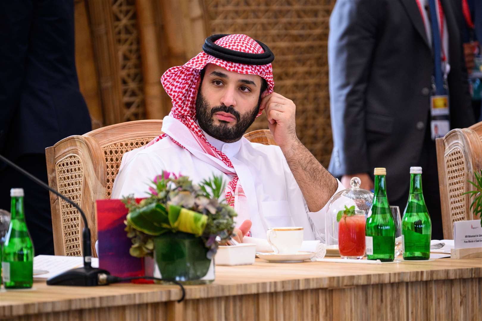 The UK has moved to restore relations with Saudi Arabia in recent years since Crown Prince Mohammed bin Salman was accused of playing a role in the killing of Jamal Khashoggi in 2018 (Leon Neal/PA)