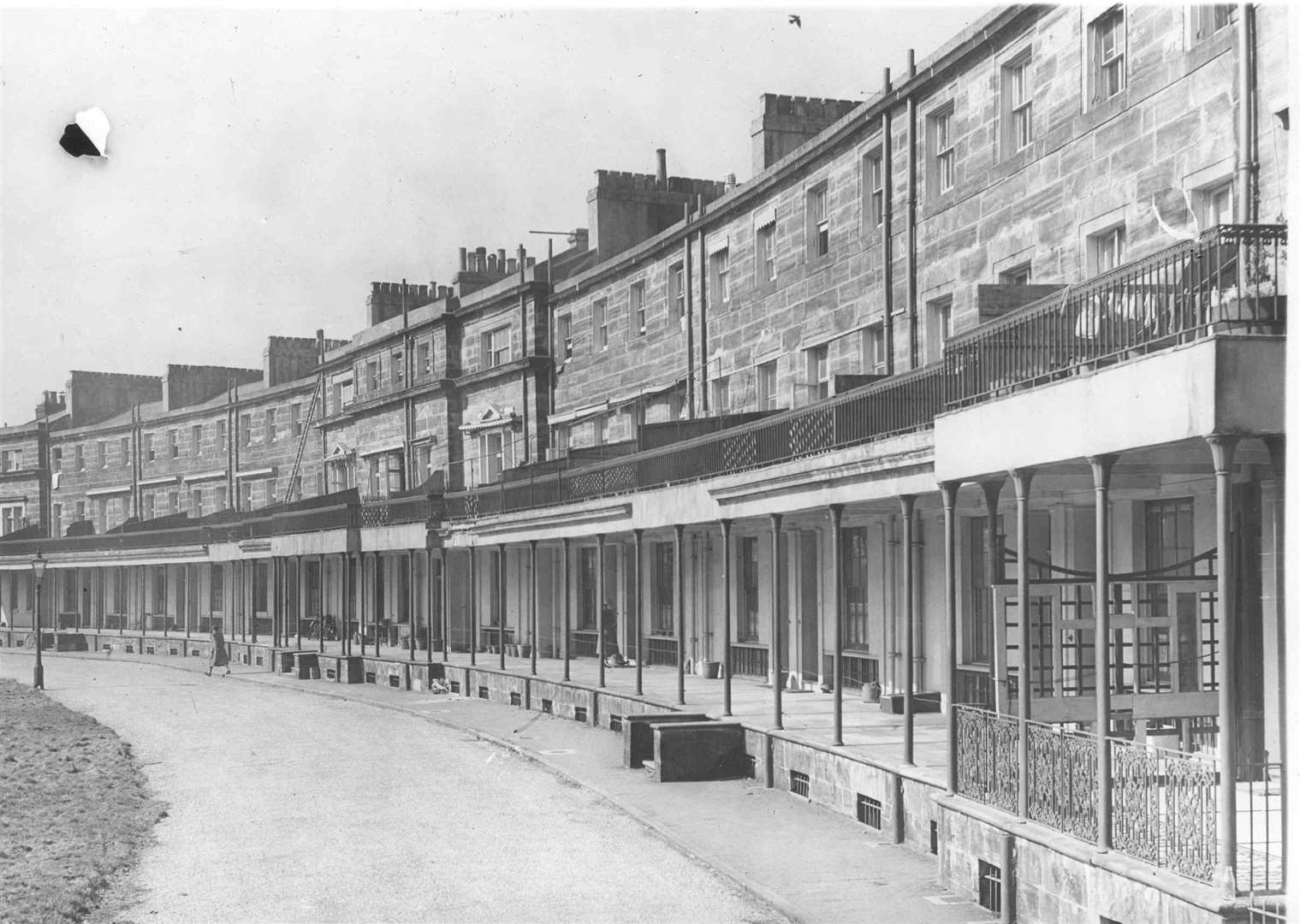 Archive picture of a row of houses in Calverley Park