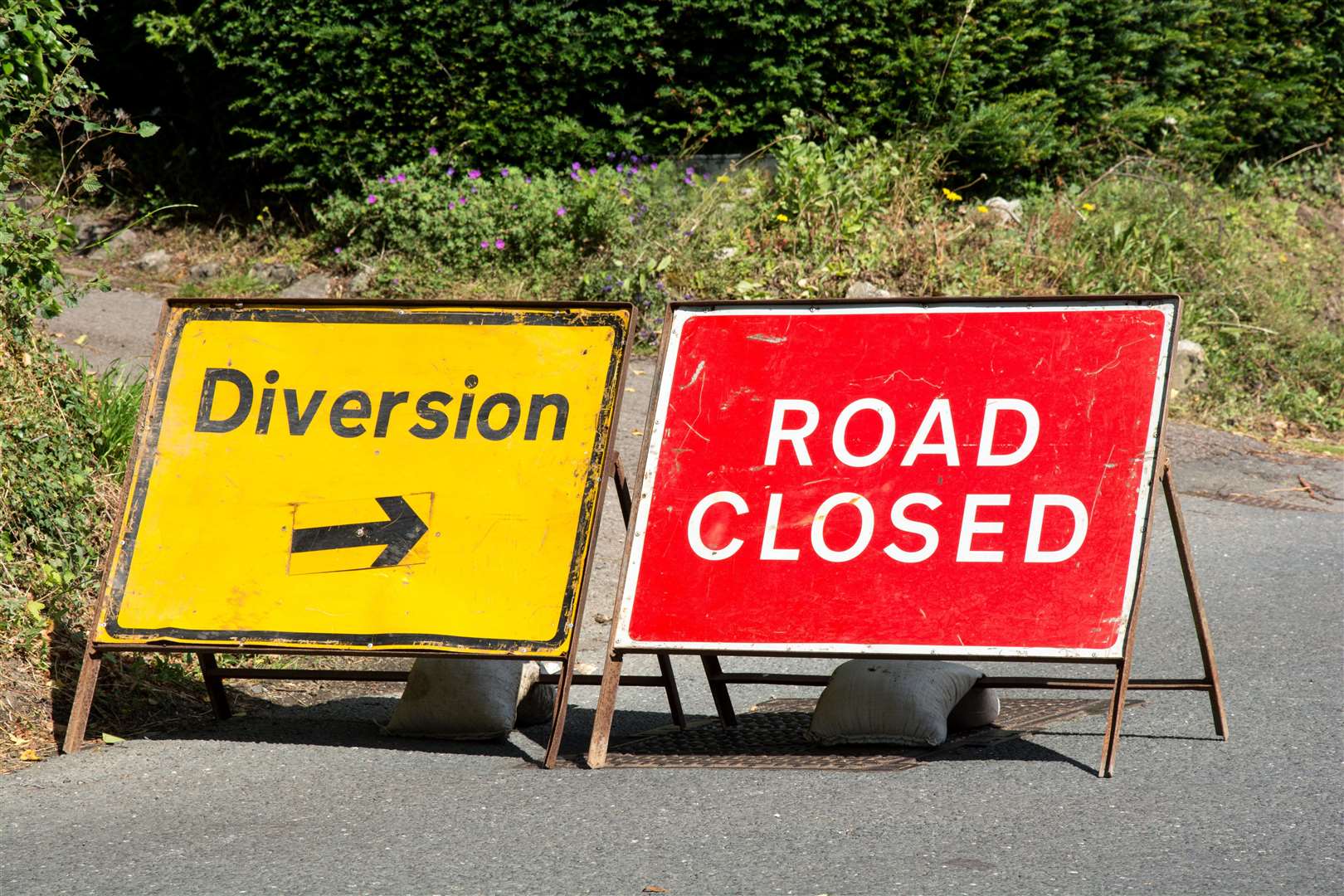 The A251 is shut at Badlesmere