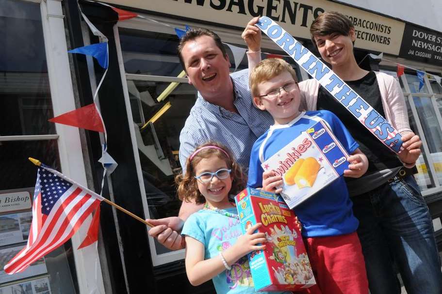 American dreams... John and Anna-Marie Caggiano with their children Nerissa and Emilio