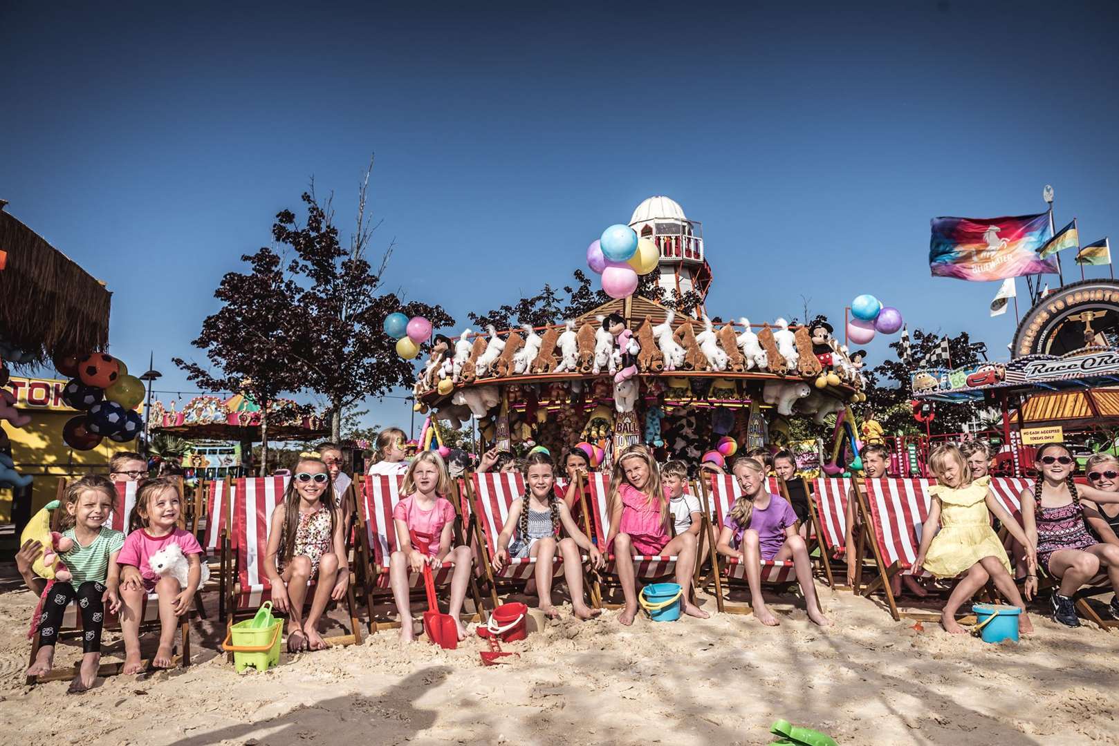 The Beach at Bluewater is open during the summer months.