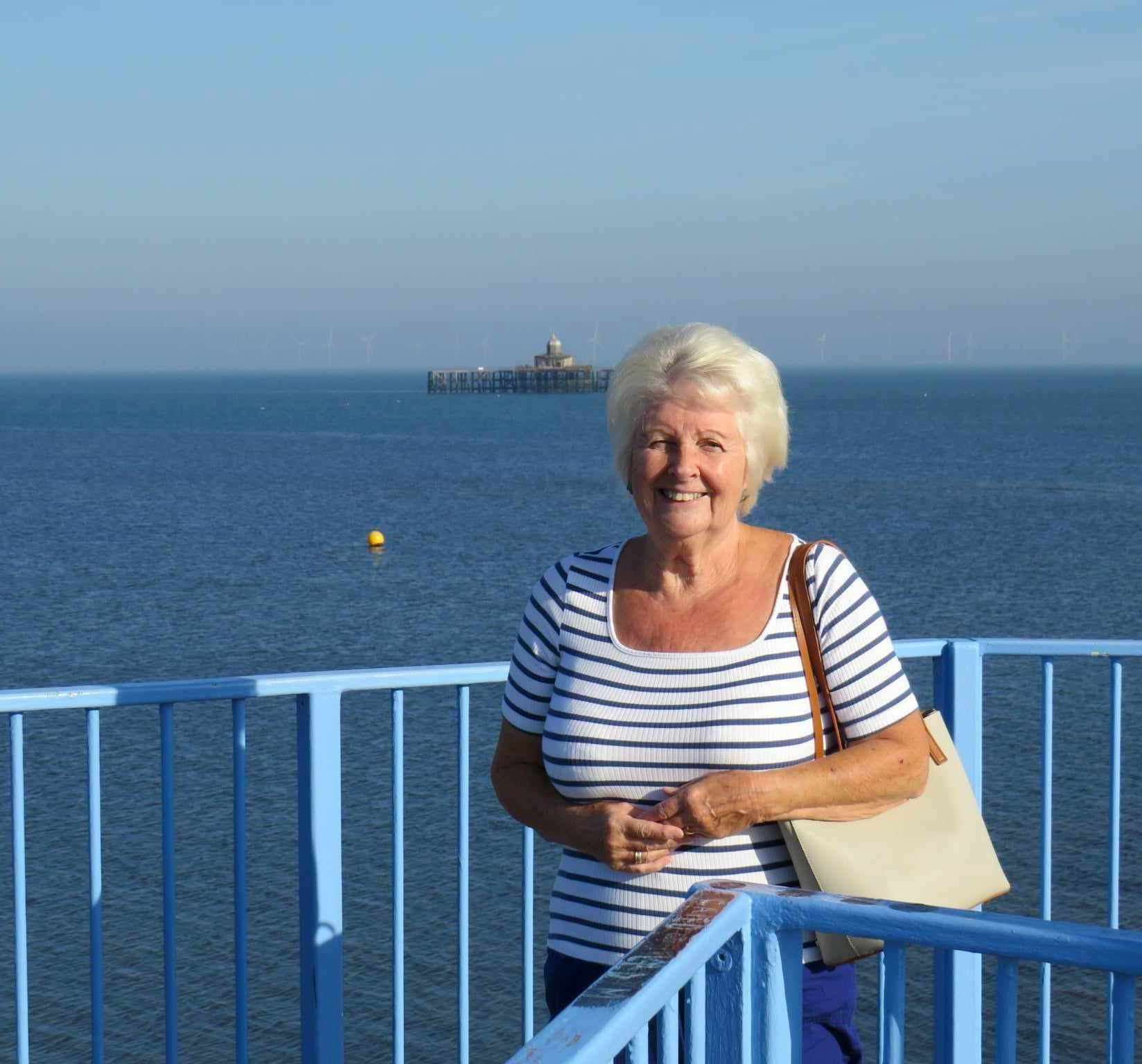 Janet Farbrace, 73, said that if she was able she would remove the flower bed barriers in Central Parade, Herne Bay herself