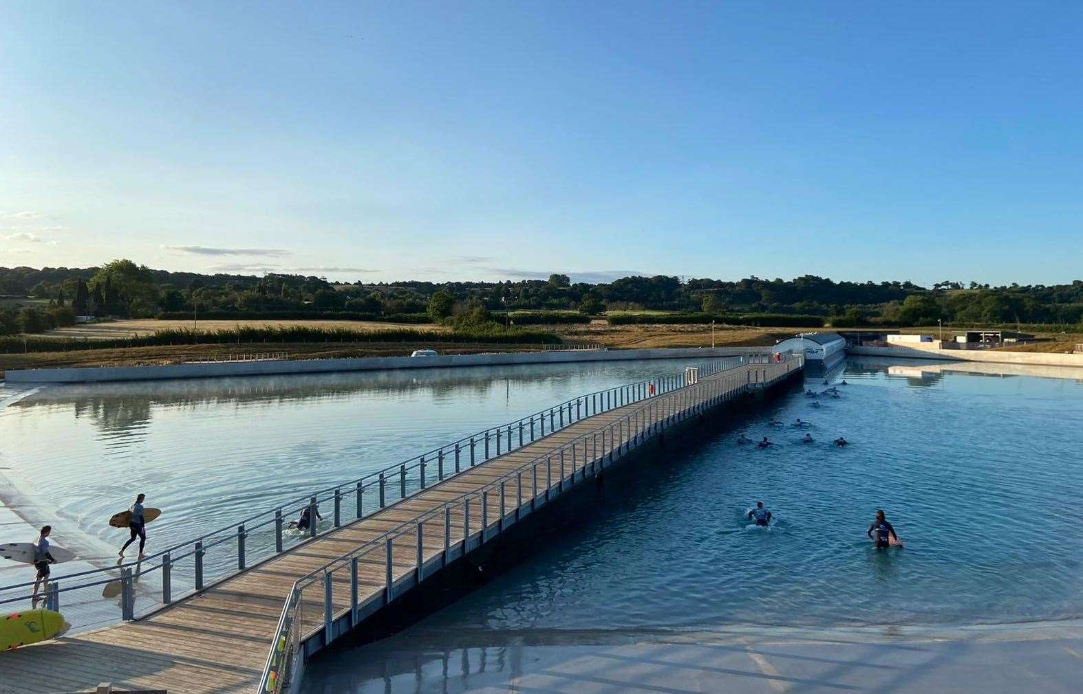 The Wave at Bristol. A similar surfing experience is proposed for Betteshanger. Photo: The Wave, Bristol