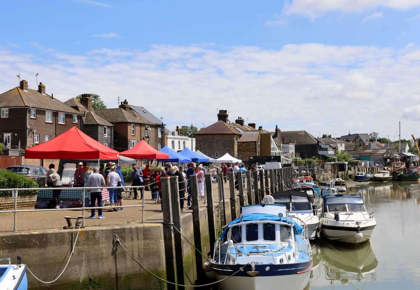 Queenborough Harbour’s market