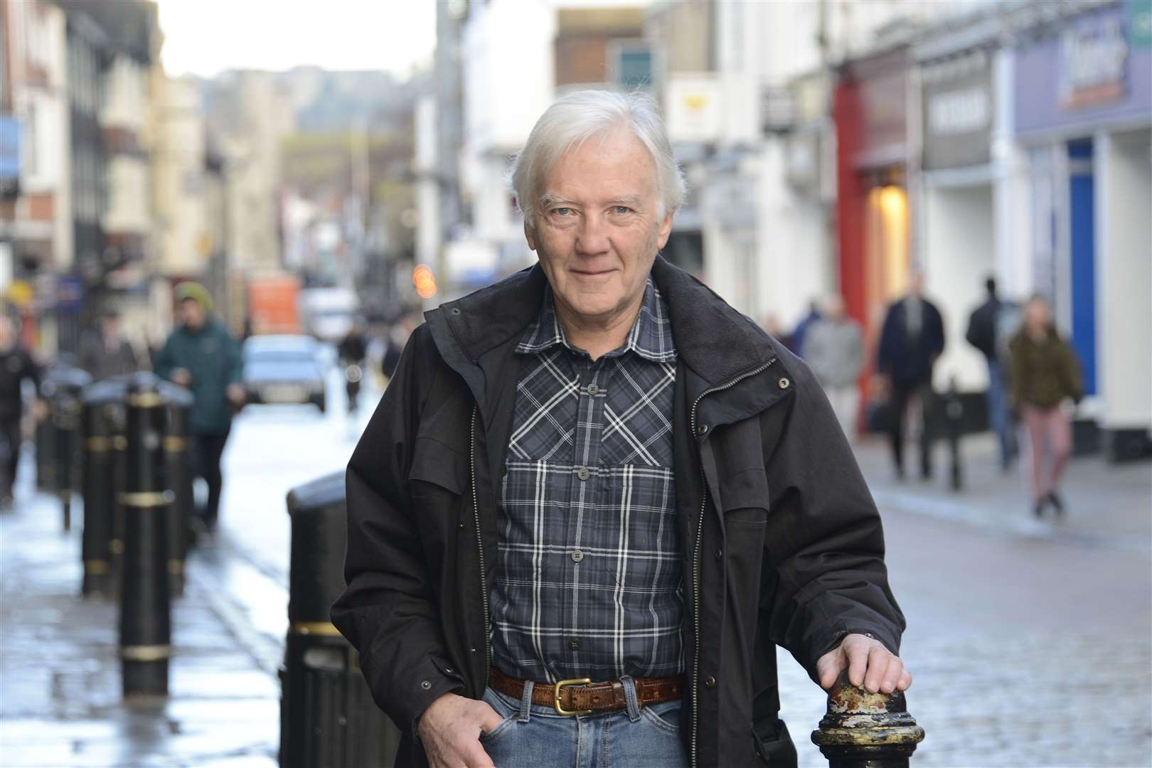 Cllr Michael Dixey in the City centre