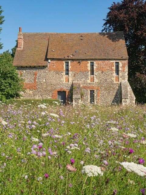 The gardens are home to the Greyfriars Chapel