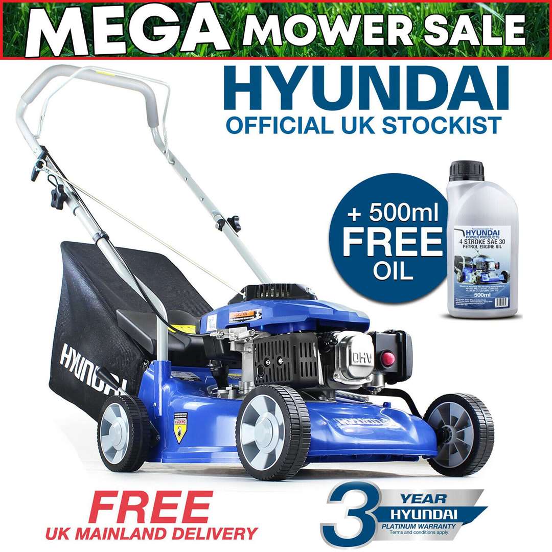 Hyundai Petrol Push Lawnmower