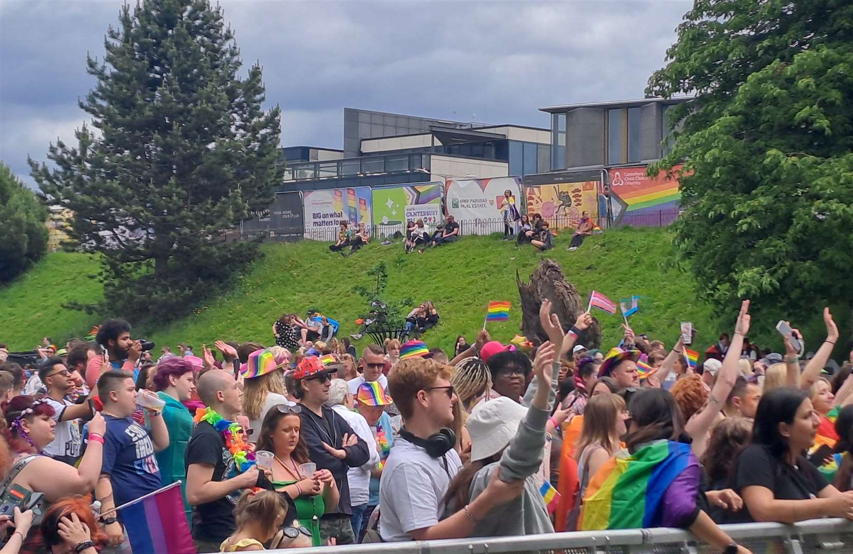 Thousands attended the pride festival in Canterbury in June this year