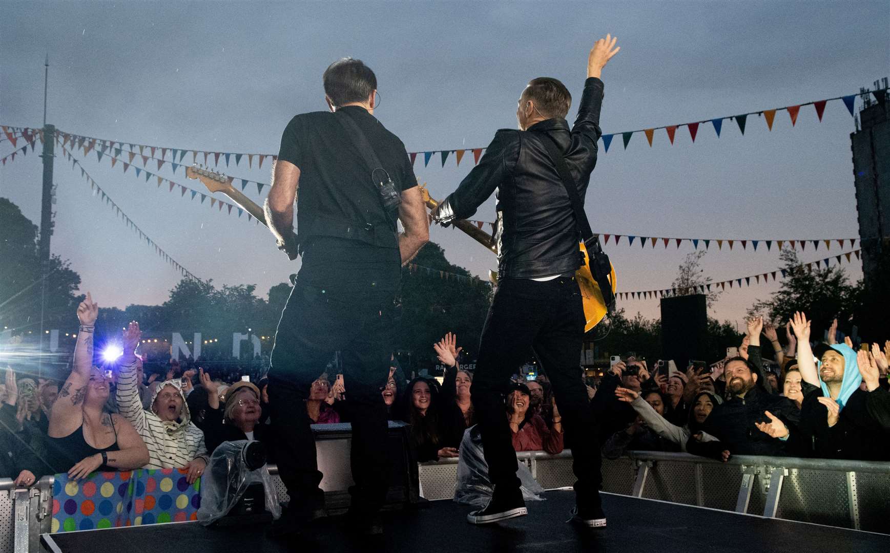 The rain didn’t stop fans from showing their love for the Canadian singer-songwriter. Picture: Andy Archer