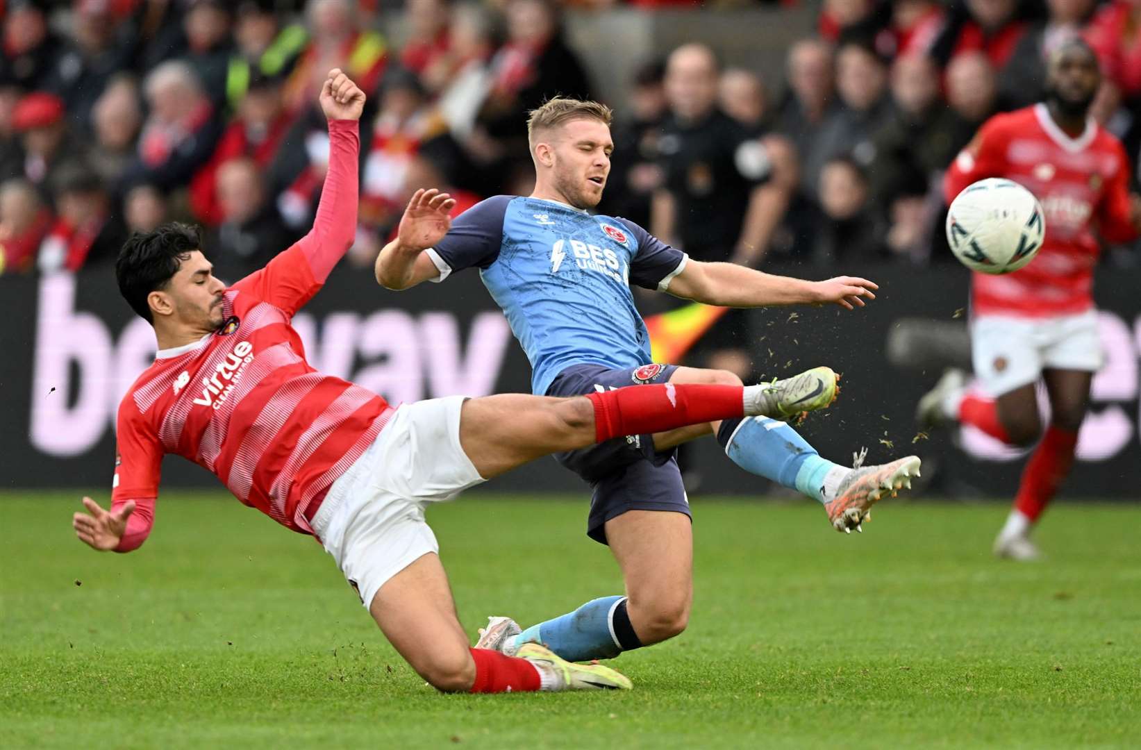 Ebbsfleet's Toby Edser had every confidence that his side could go all the way in National League South. Picture: Keith Gillard