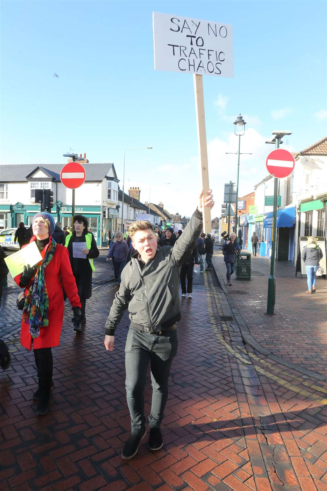 Kane Blackwell, 17, joined Borden Residents Against Development in Sittingbourne in January. Picture: John Westhrop