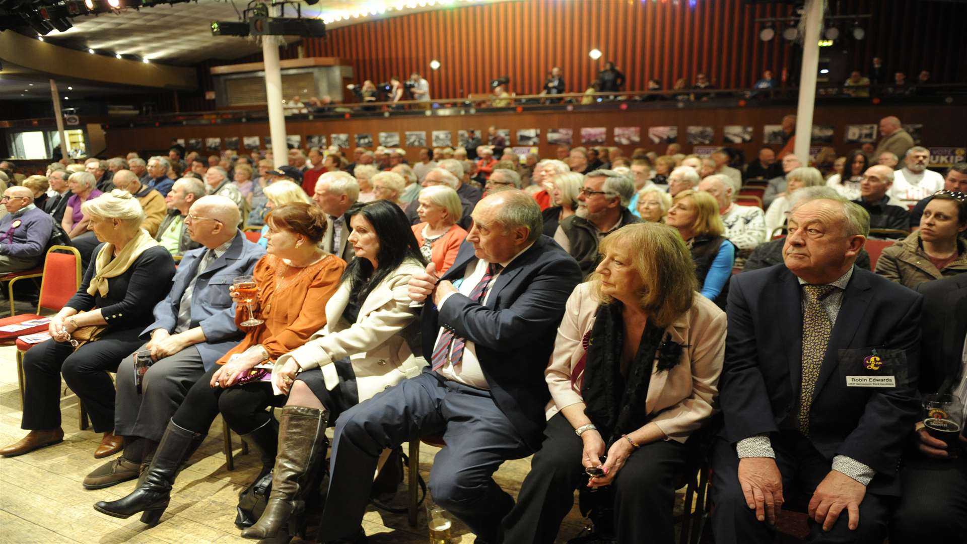 Ukip party members at rally in Margate