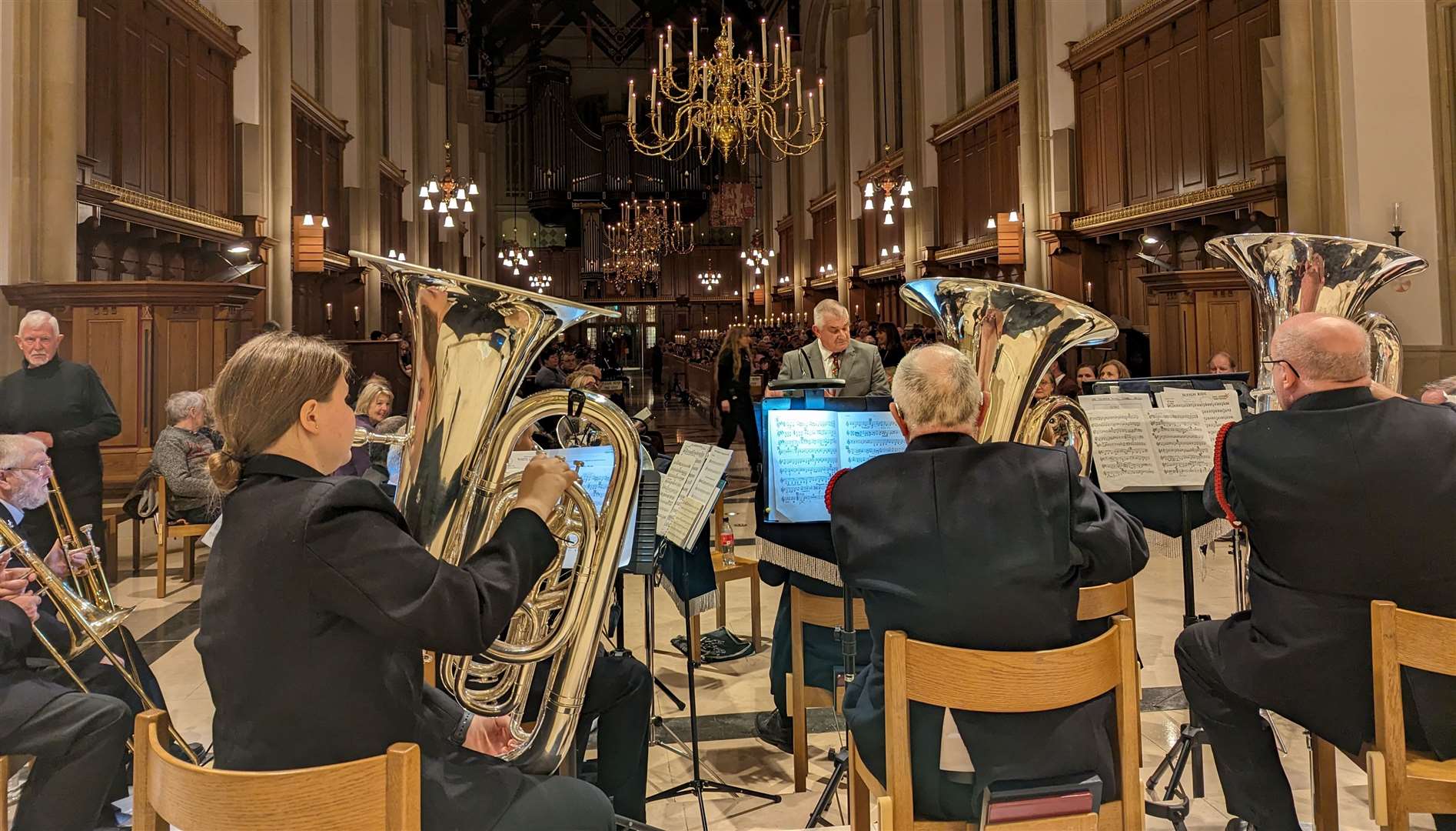 The Kent Police Band will return to Tonbridge School’s St Augustine's Chapel for a second year. Picture: Supplied by Dandelion Time