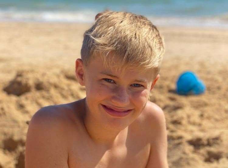 Lucy Gottelier's son, Alex, was on a school trip at Camber Sands when he fell onto a single-use barbecue