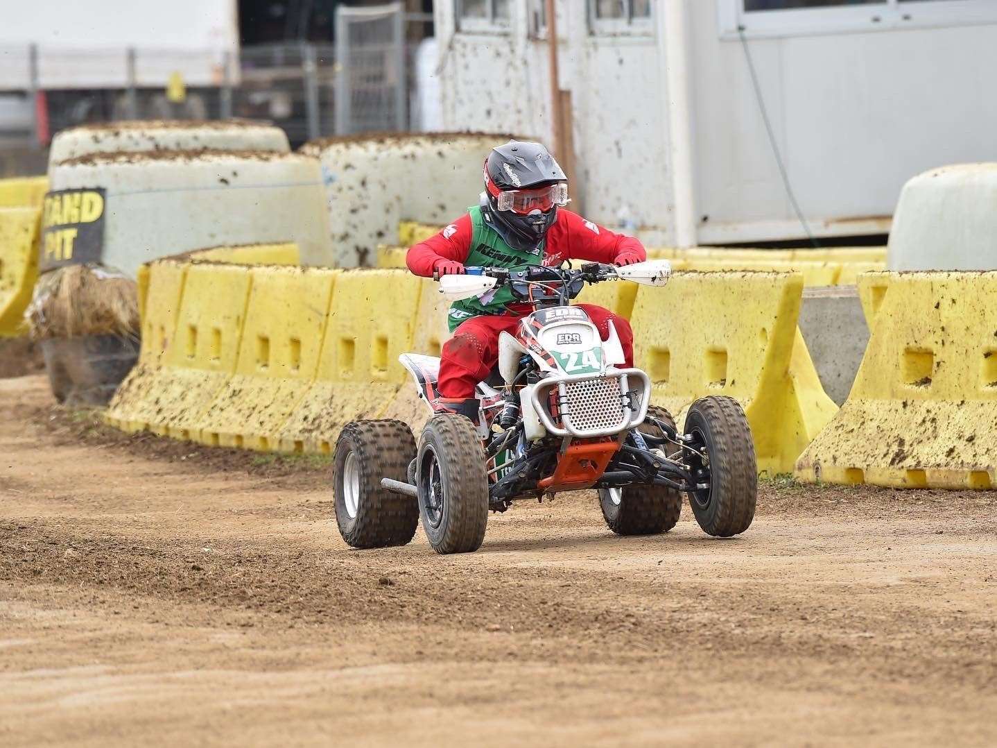 Seth Terrell, 13, in Pont-De-Vaux action