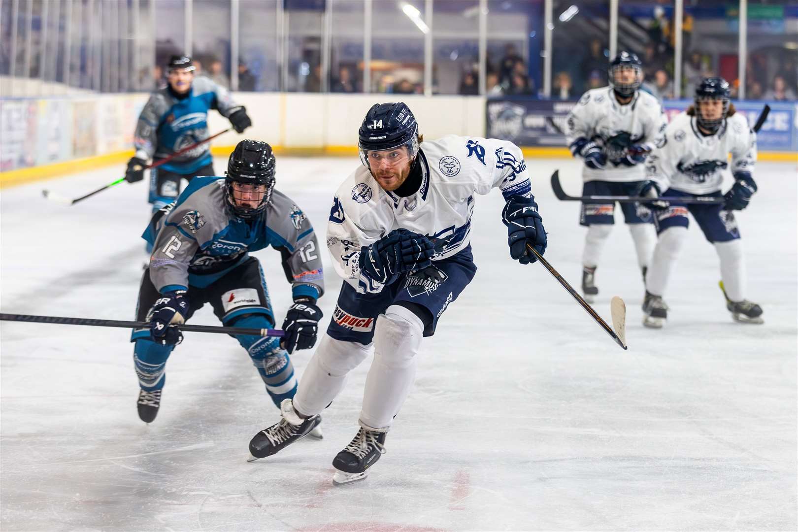 Samuel Oliver in action for Invicta Dynamos against Milton Keynes Thunder Picture: David Trevallion