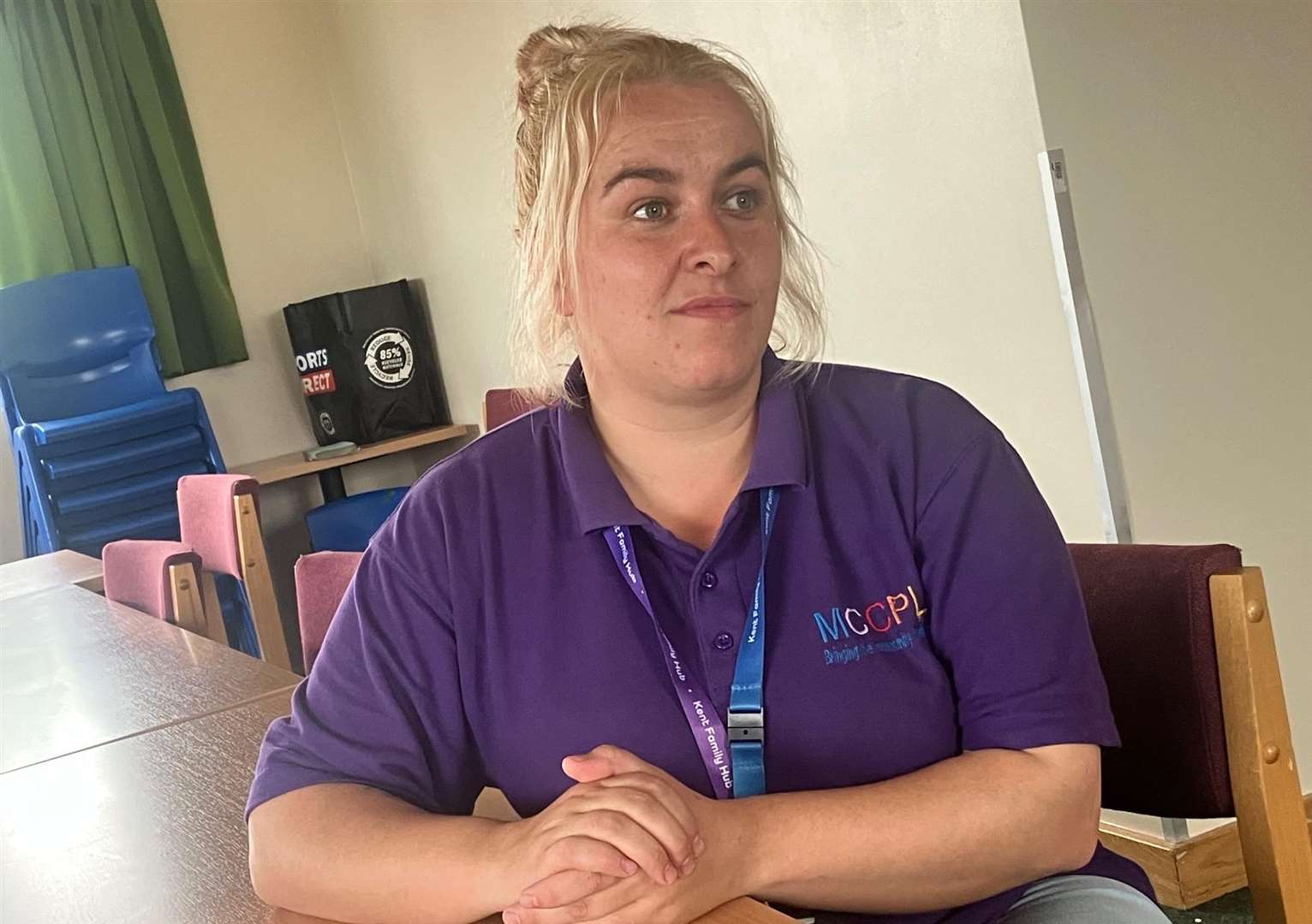 Chloe Mathews, support worker at Millmead children's centre in Margate