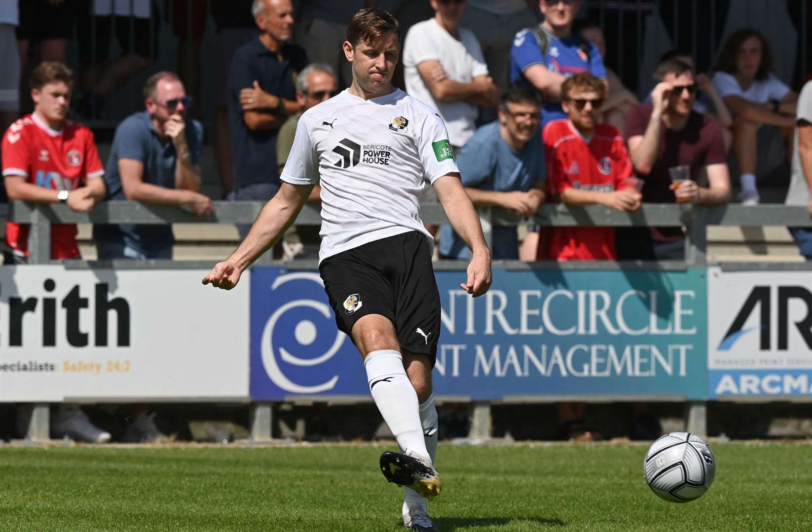 Dartford defender Connor Essam has warned against looking too far ahead. Picture: Keith Gillard