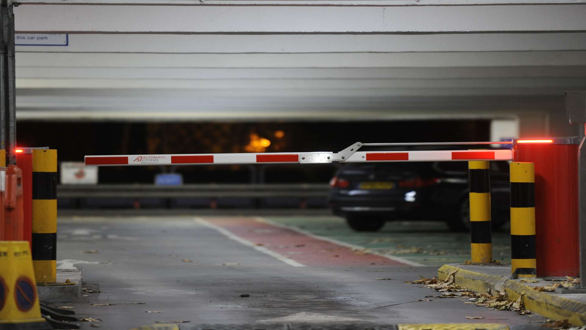 Castle Street car park barrier