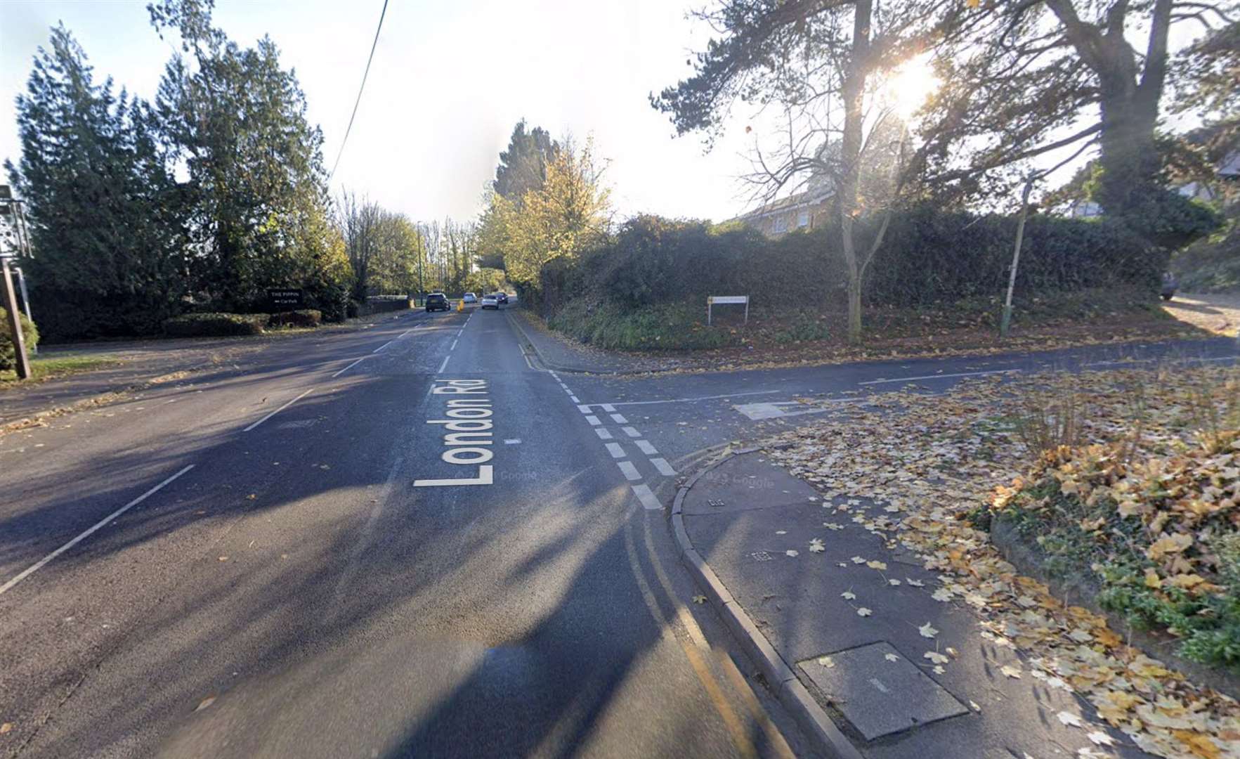 A child was hit by a car near the junction of Queens Avenue and London Road, Maidstone. Picture: Google Maps