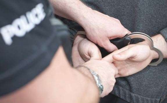 A teenager was arrested. Stock photo