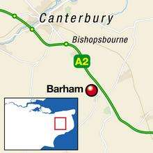 A2 closed at Barham