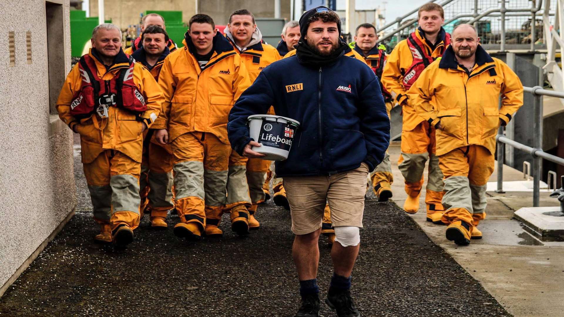 Alex aims to raise £95,000. Pic: RNLI