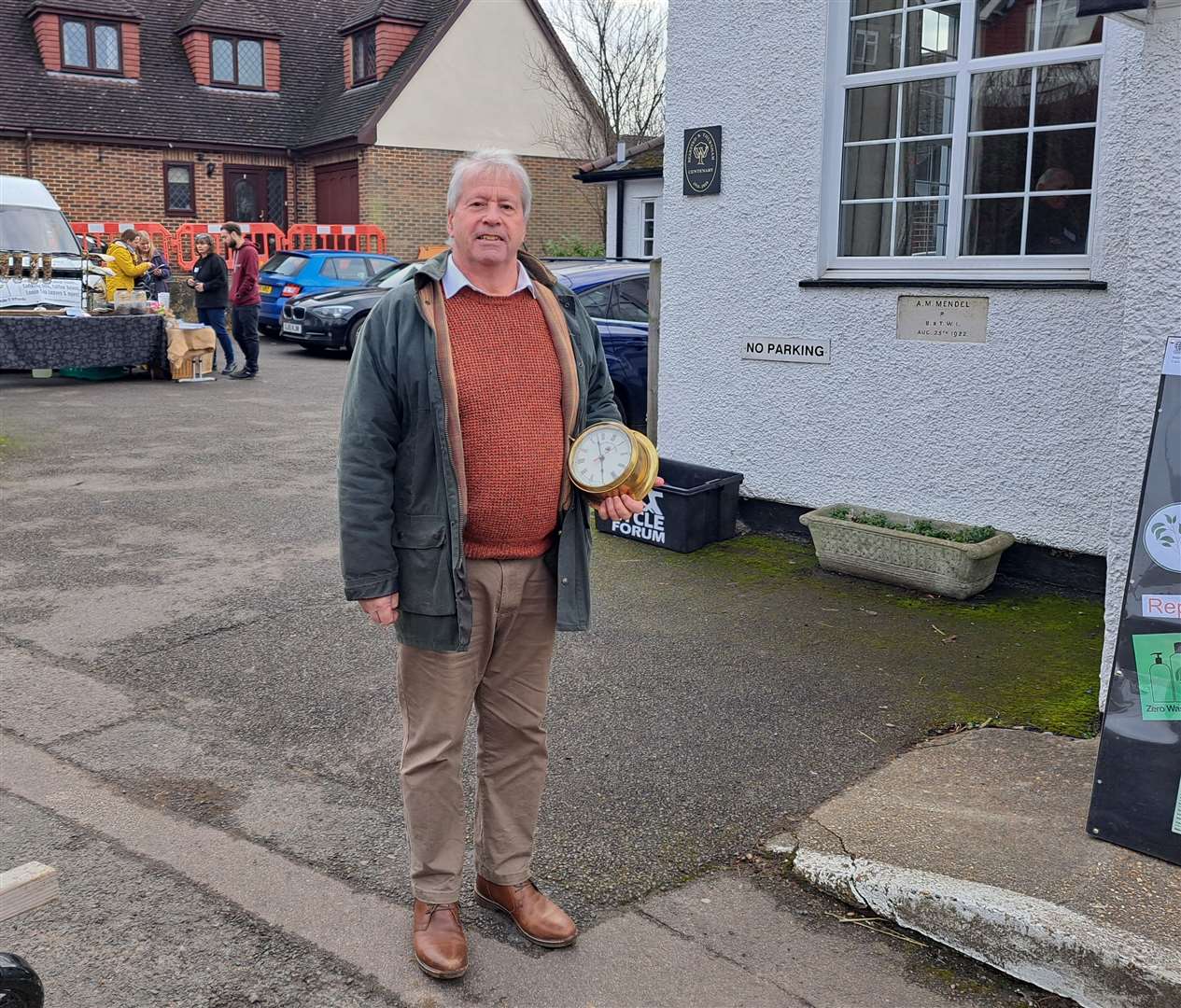 I took the clock along to the Repair Cafe