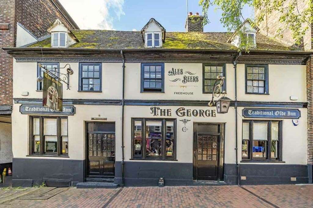 The George in Sittingbourne is on the market for £255,000. Picture: Fleurets/ Rightmove