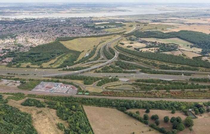 The proposed Lower Thames Crossing A2/M2 junction. Picture: Nationals Highways