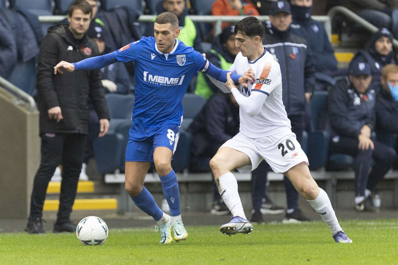 Gillingham got past AFC Fylde in the opening round of the FA Cup