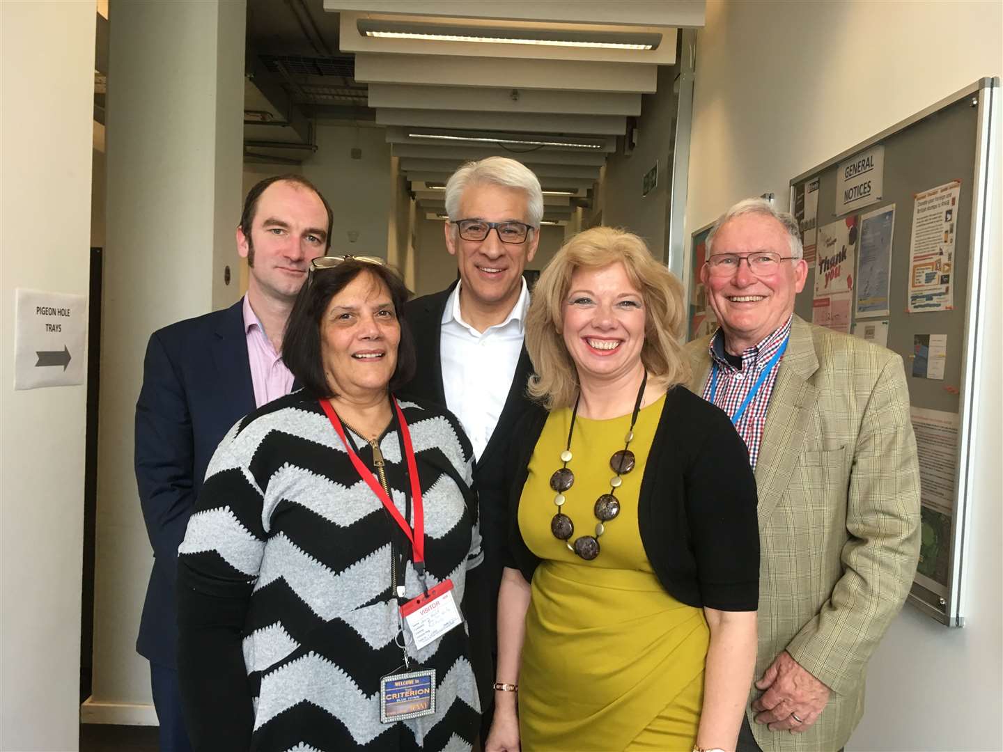 Brown sign team, from the left, Matthew Norwell, chief executive of the Thames Gateway Kent Partnership, Jenny Hurkett from the Blue Town Heritage Centre, Steve Chalke, founder of Oasis, Deirdre Wells, chief executive of Visit Kent and Paul Aspin, chairman of the Oasis Academy's board of governors