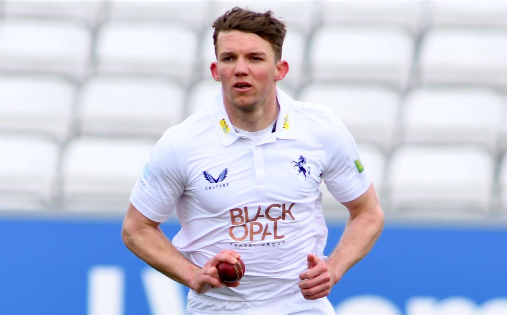 Matt Milnes - took three early wickets for Kent. Picture: Barry Goodwin