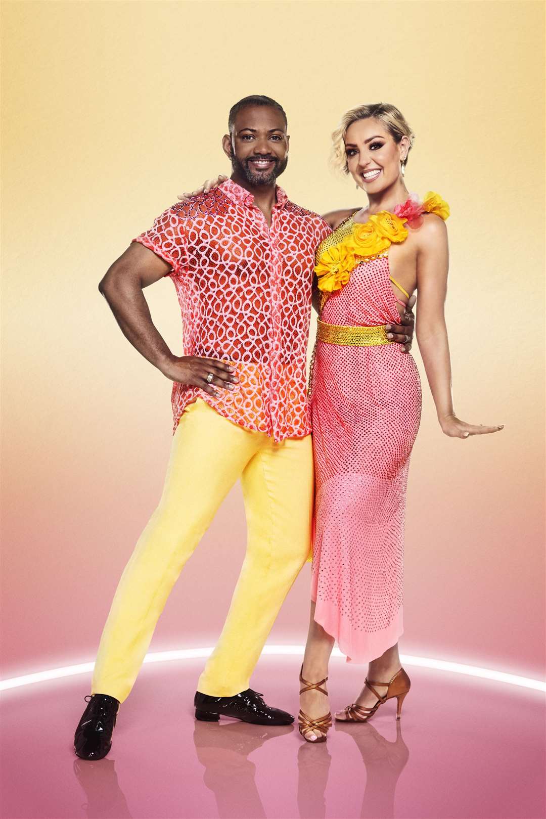 JB Gill and Amy Dowden (Ray Burmiston/BBC/PA)