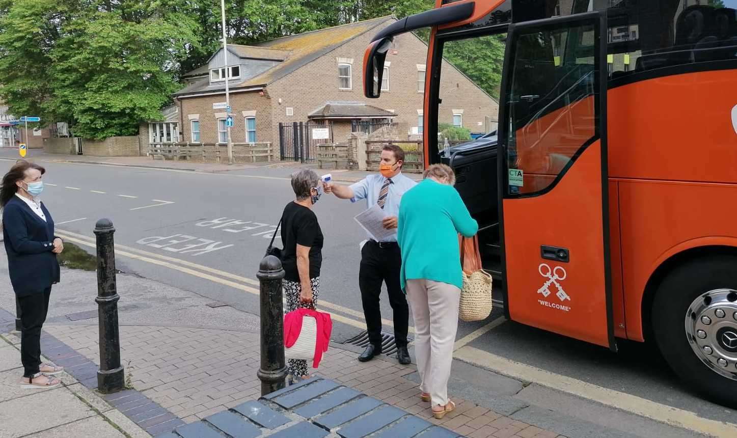 All passengers and drivers now have to wear PPE for trips