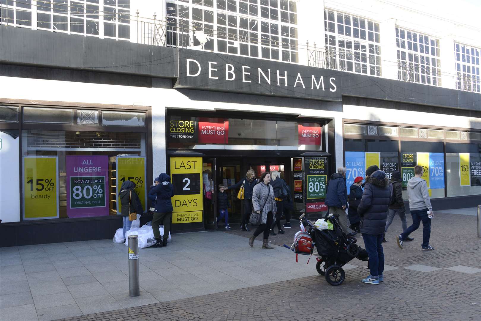 The Folkestone store - as well as three others in Kent - has now closed. Picture: Paul Amos