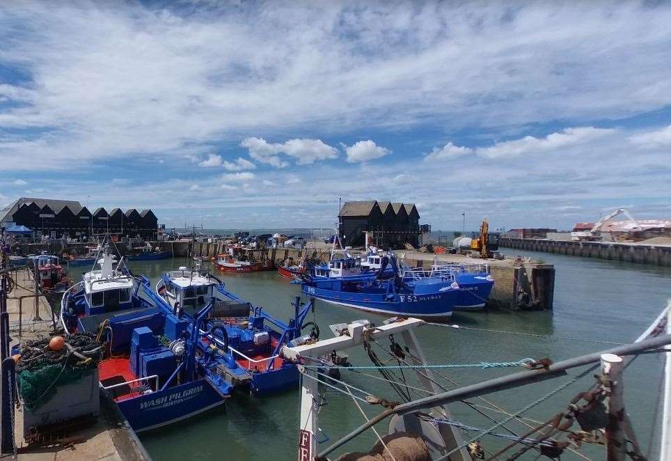 Whitstable Harbour is the home of the historic oyster industry. Picture: Google