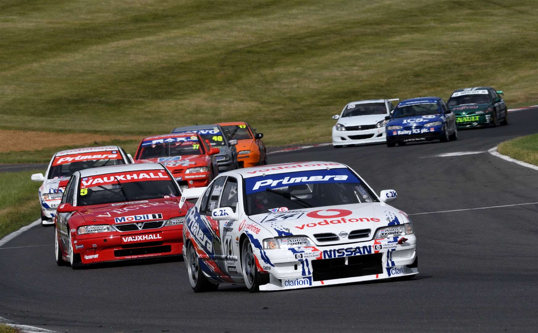 Hill will handle a Nissan Primera at Super Touring Power 2 in June. He won four out of four races in last year’s event. Picture: Simon Hildrew